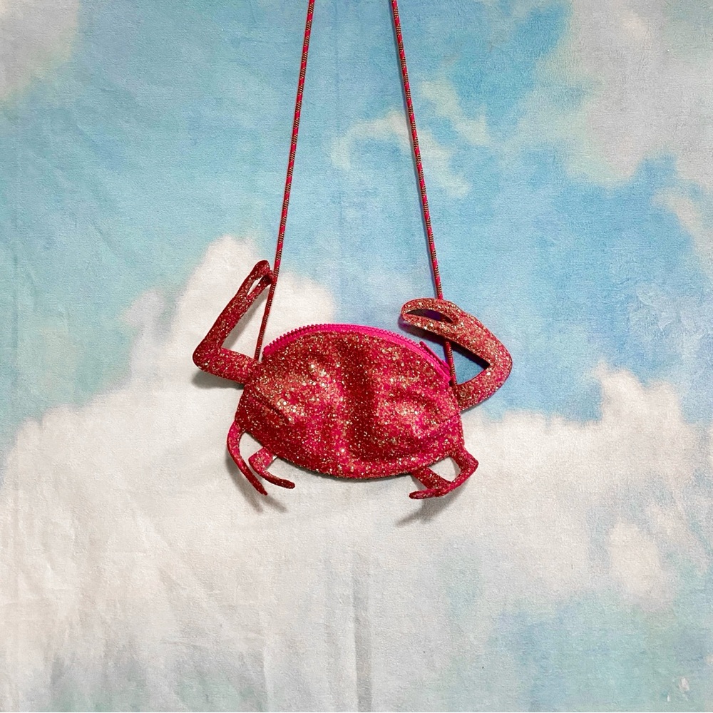 Crewcuts by J. Crew Glitter Crab Crossbody